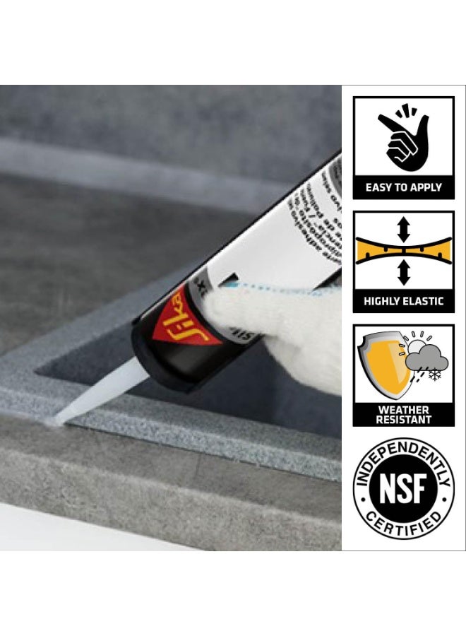 SIKAFLEX Sika Sikaflex-221, Gray, multi-purpose sealant/adhesive, fast curing sealant, 10.1 fl. oz Cartridge - Image 2